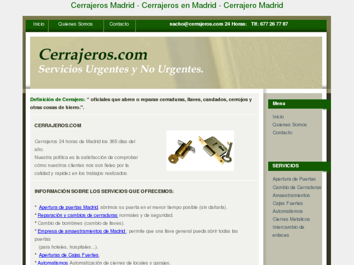 www.cerrajeroenmadrid.es