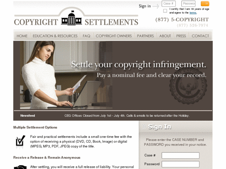 www.copyrightsettlements.com