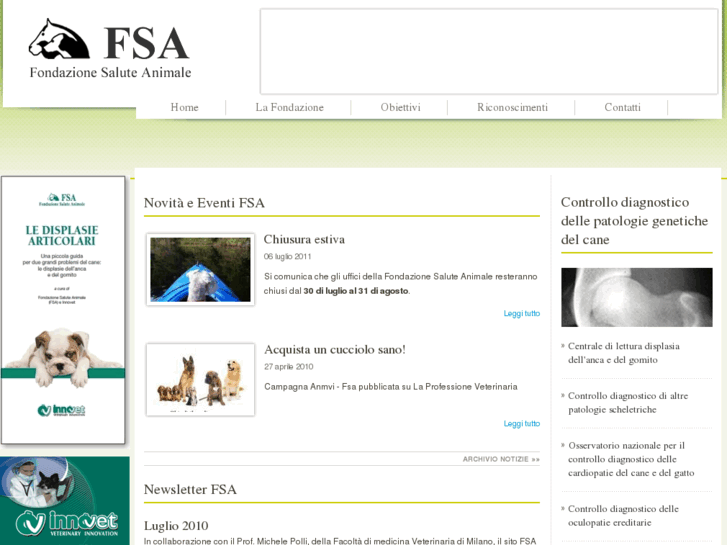 www.fondazionesaluteanimale.it