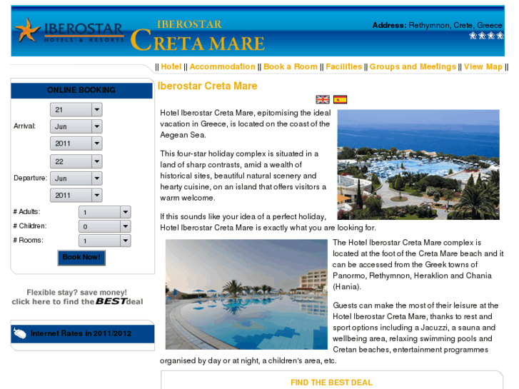 www.hotelcretamare.com