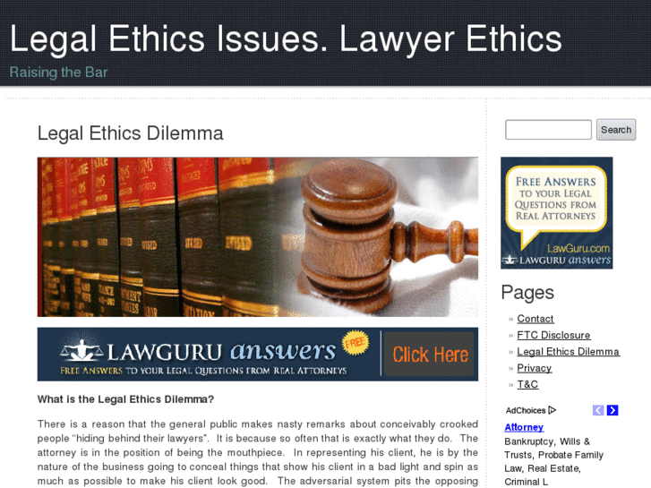 www.legalethicsissues.com