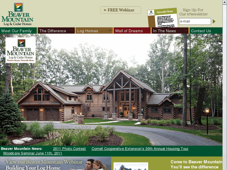 www.beavermountainlogandcedarhomes.com