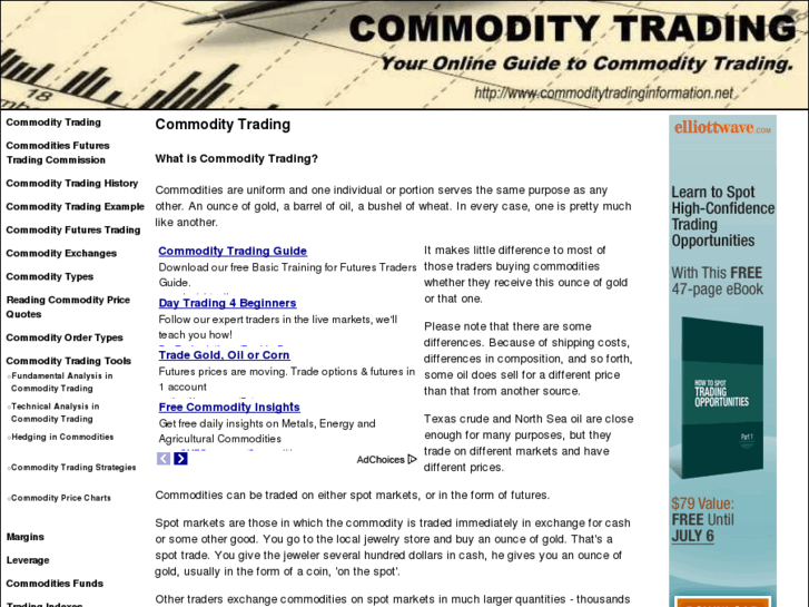 www.commoditytradinginformation.net