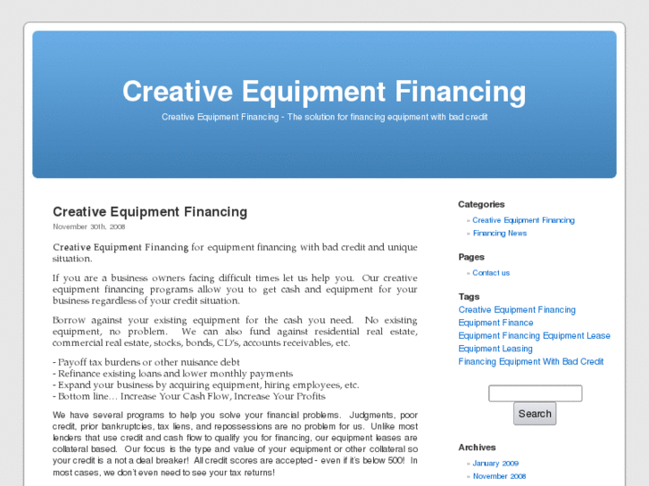 www.creative-equipment-financing.com