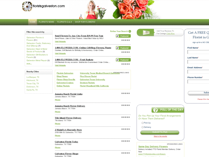 www.floristsgalveston.com