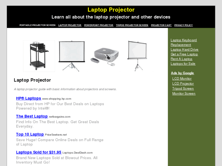 www.laptopprojector.org