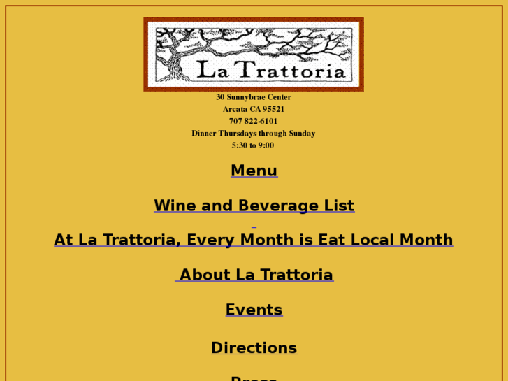 www.latrattoriaarcata.com