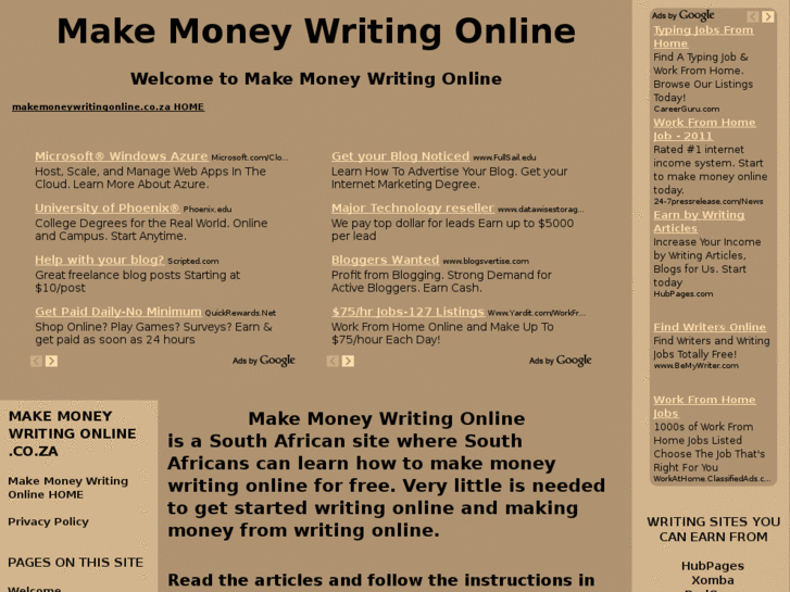 www.makemoneywritingonline.co.za