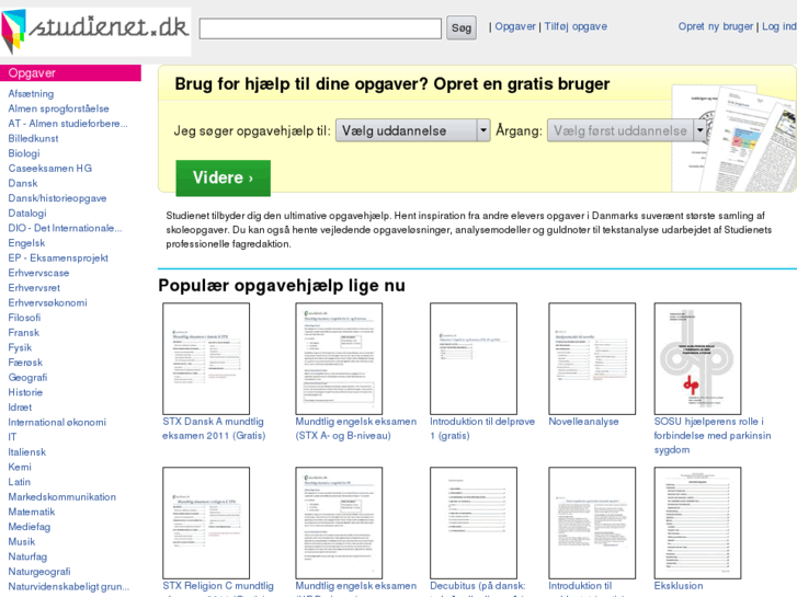 www.studienet.dk