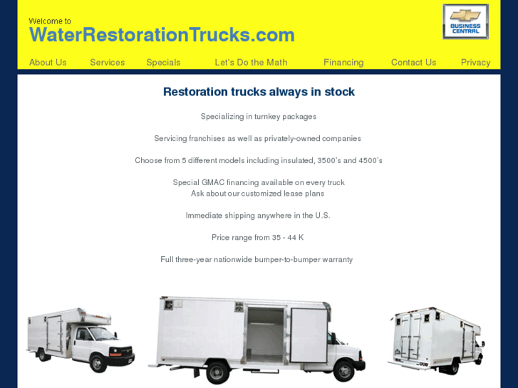 www.waterrestorationtrucks.com