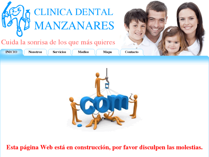 www.clinicadentalmanzanares.com