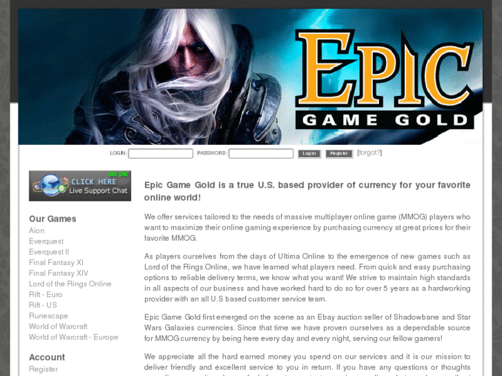 www.epicgamegold.com