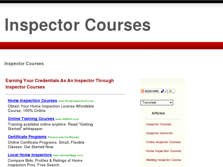 www.inspectorcourses.com