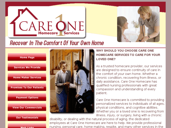 www.careonehomecare.com