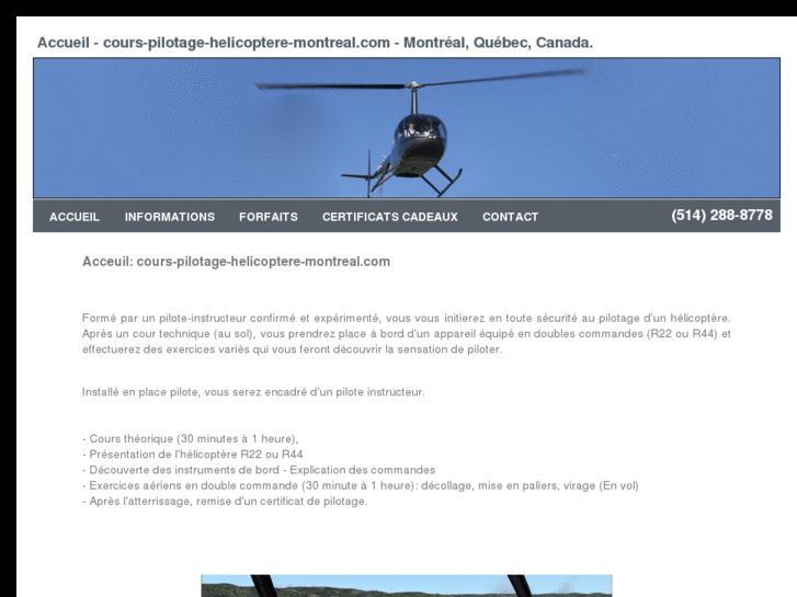 www.cours-pilotage-helicoptere-montreal.com