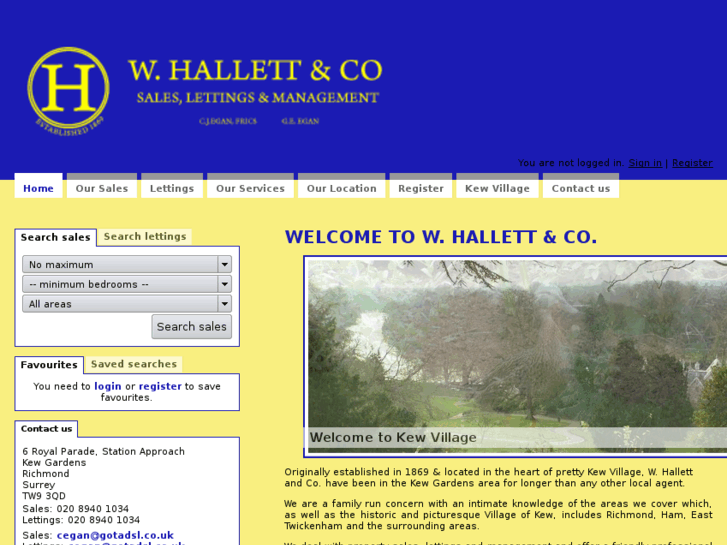 www.hallettsestateagentskew.com