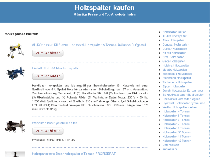 www.holzspalter-kaufen.de