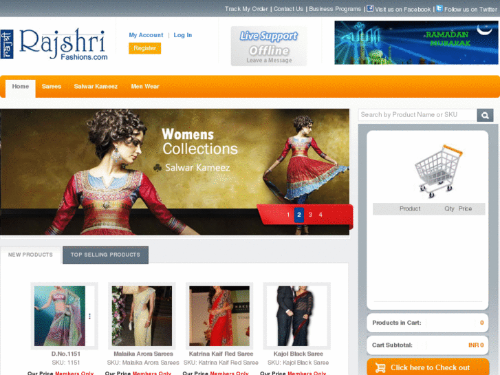 www.rajshrifashions.com