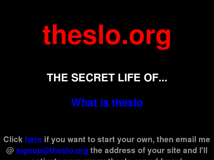 www.theslo.org