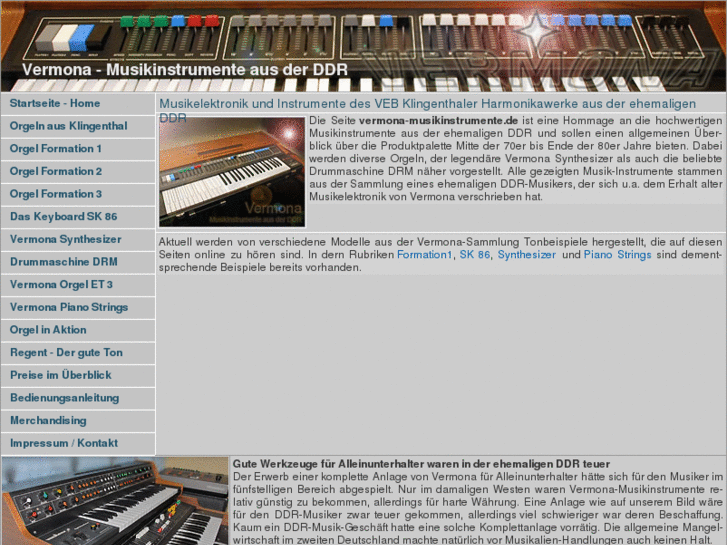 www.vermona-musikinstrumente.de