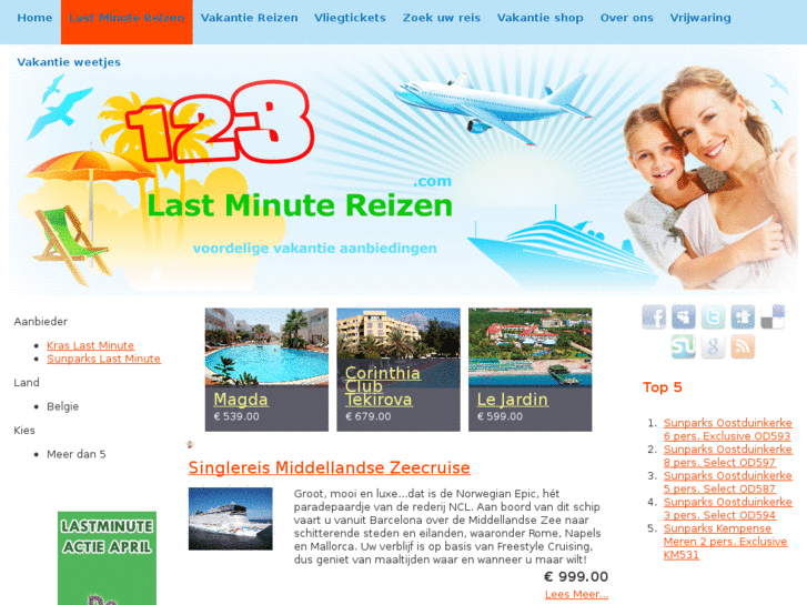 www.123lastminutereizen.com