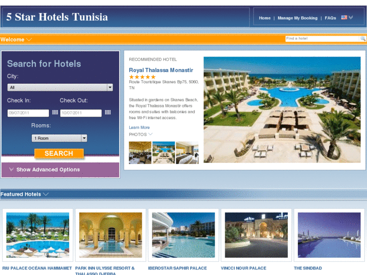 www.5starhotelstunisia.com