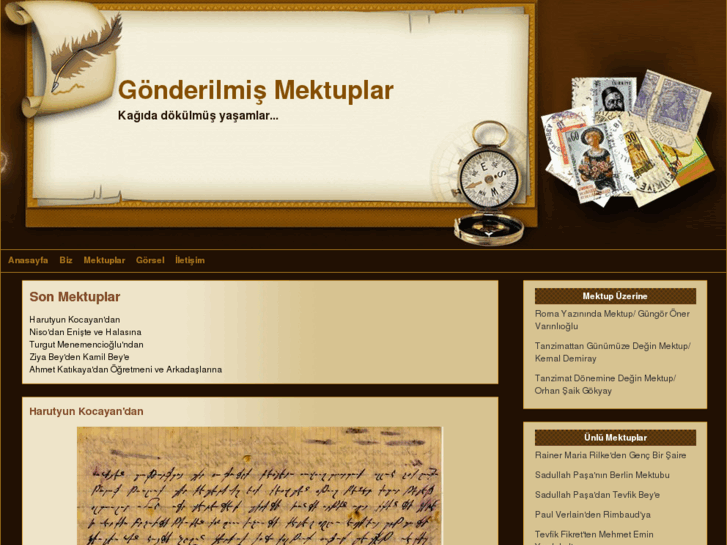 www.gonderilmismektuplar.com