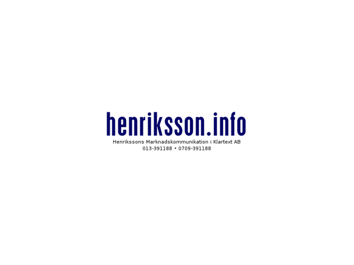 www.henriksson.info