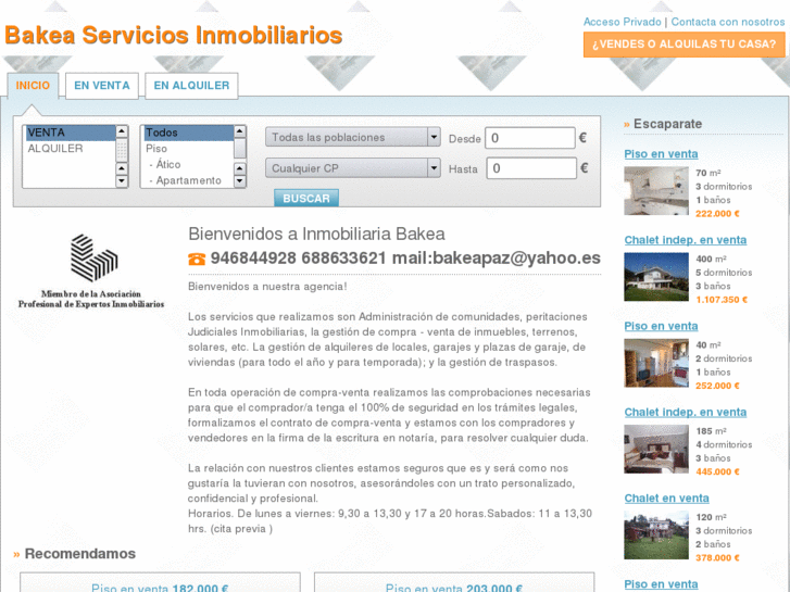 www.inmobiliariabakea.com