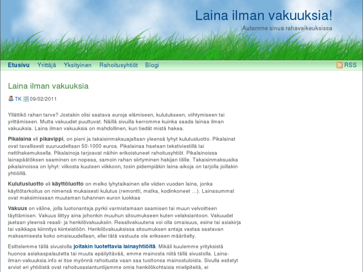 www.laina-ilman-vakuuksia.info