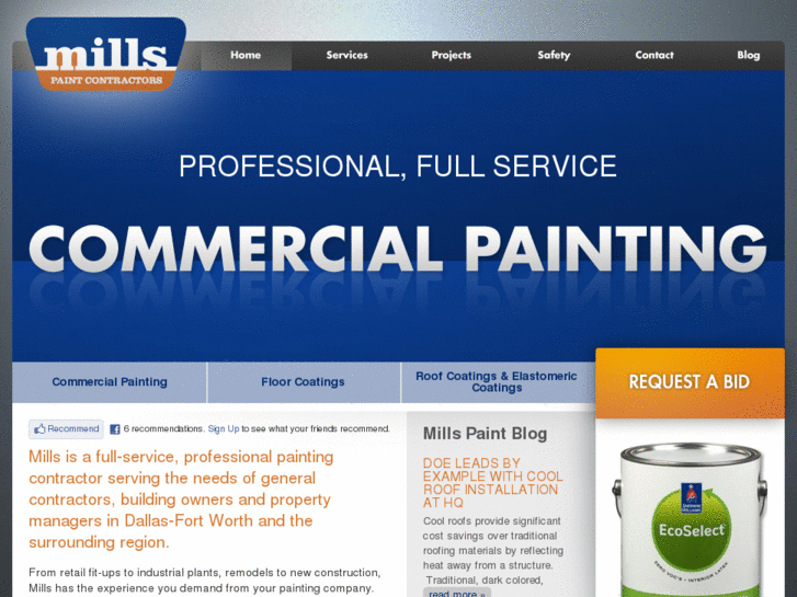 www.millspaintcontractors.com