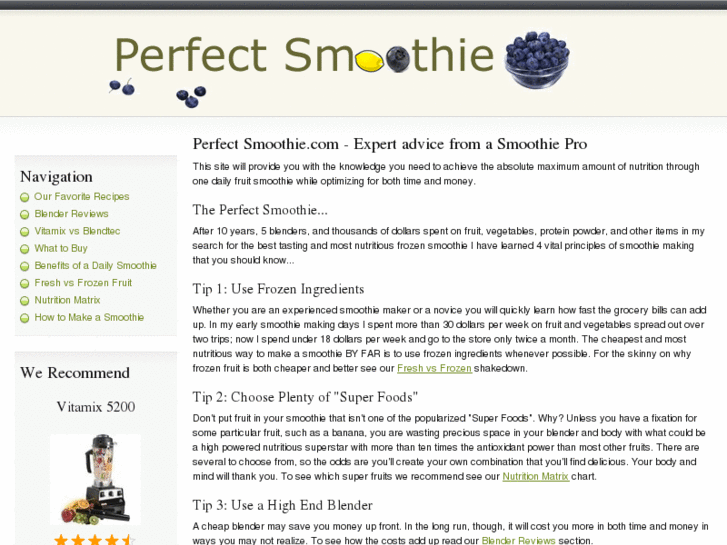 www.perfectsmoothie.com