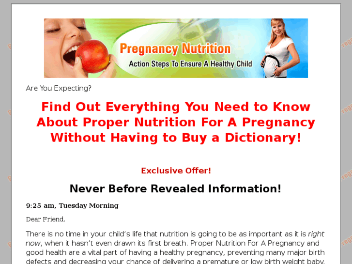 www.propernutritionforapregnancy.info