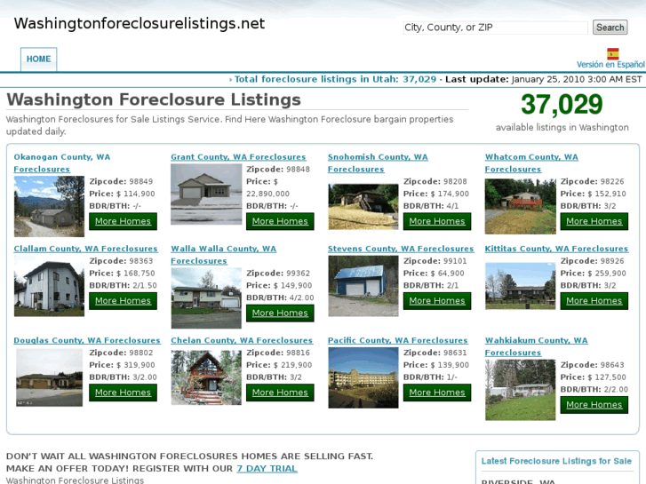 www.washingtonforeclosurelistings.net