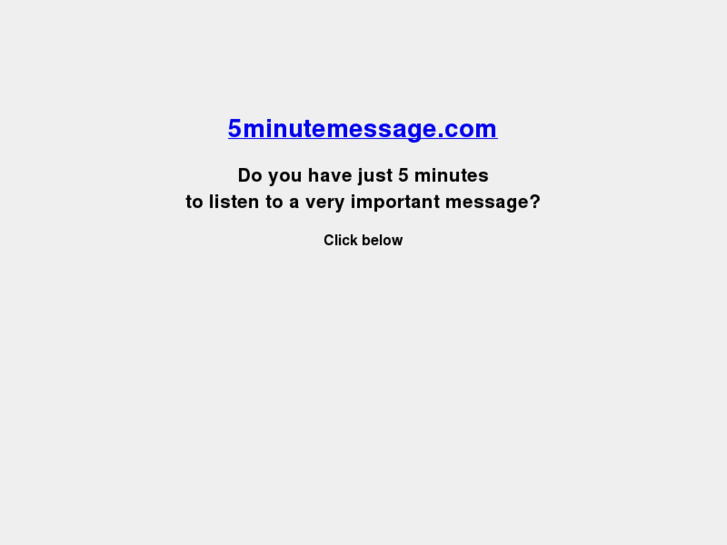 www.5minutemessage.com