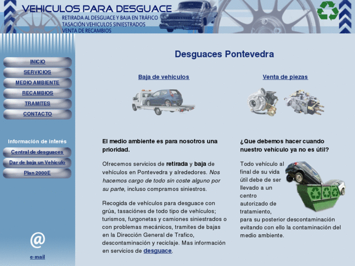 www.desguacespontevedra.es