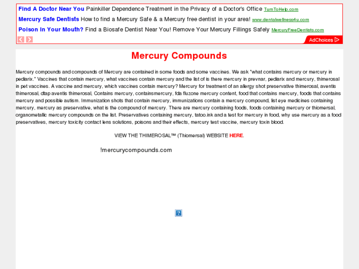 www.mercurycompounds.com