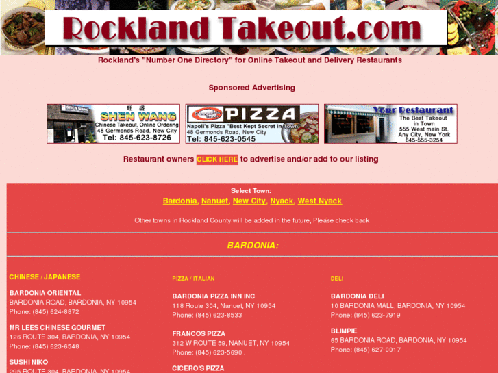 www.rocklandtakeout.com