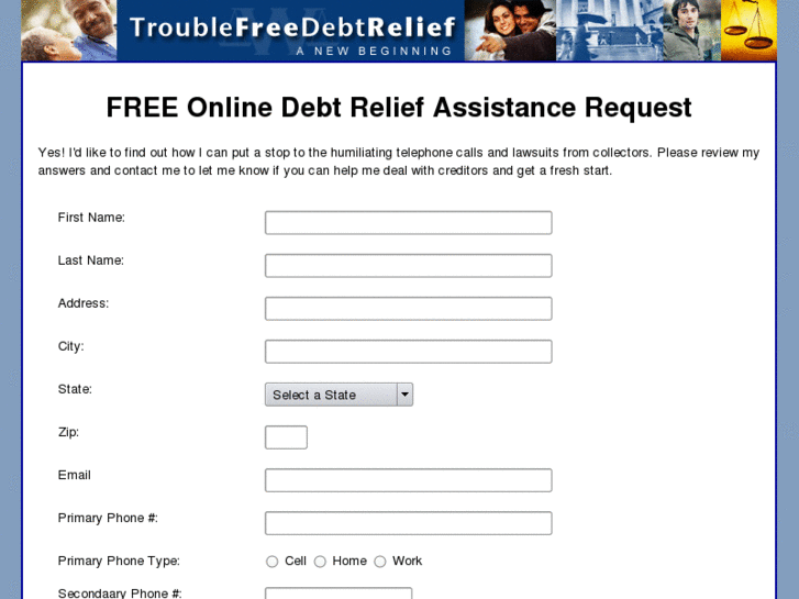 www.troublefreedebtrelief.com