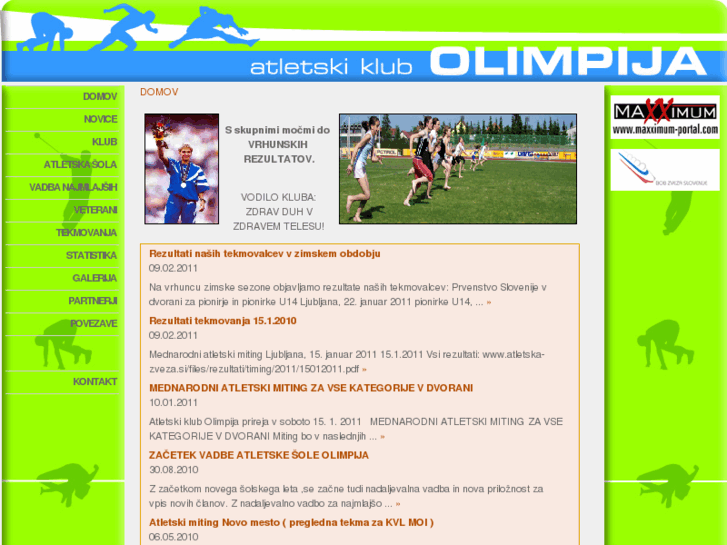 www.atletski-klub-olimpija.si