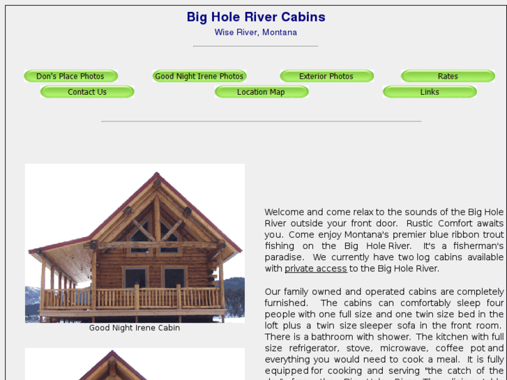 www.bigholerivercabins.info