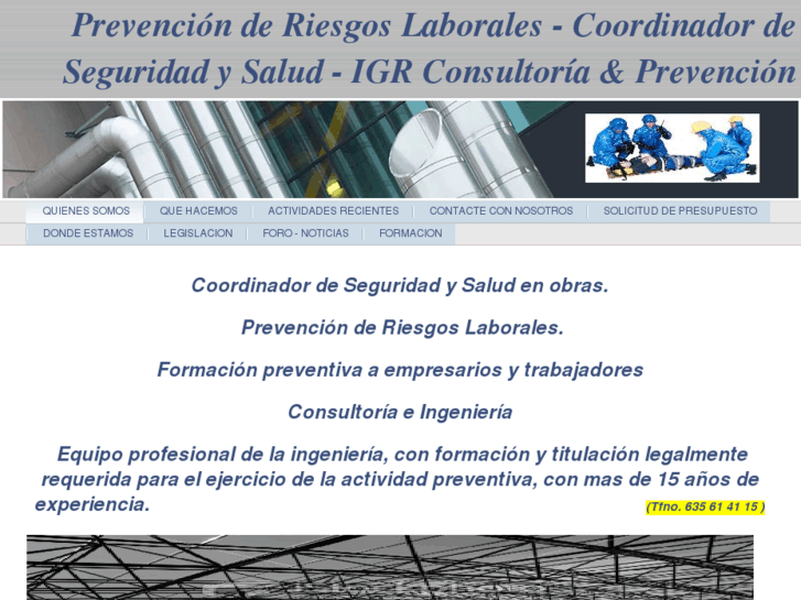 www.coordinaciondeseguridadysalud.com
