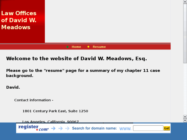 www.davidwmeadows.com
