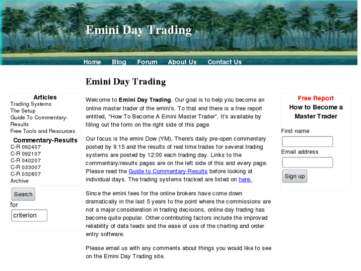 www.emini-daytrading.com