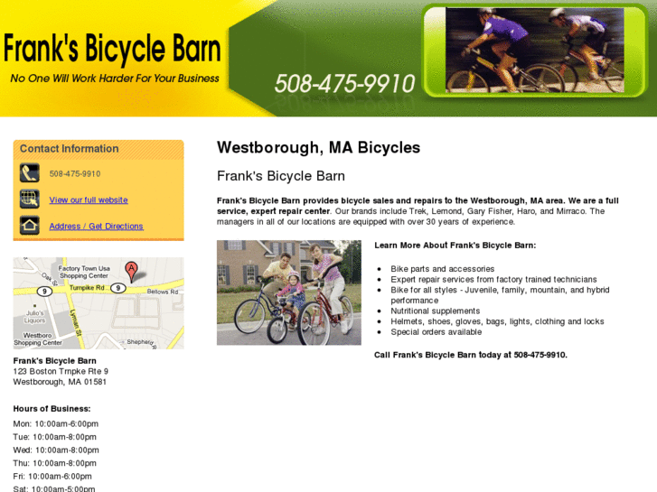 www.franksbicyclebarn.com