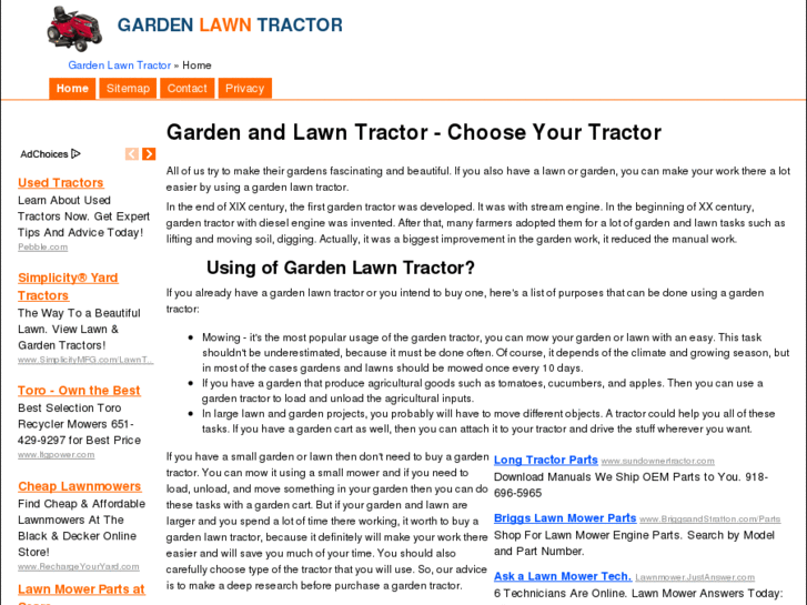 www.gardenlawntractor.com