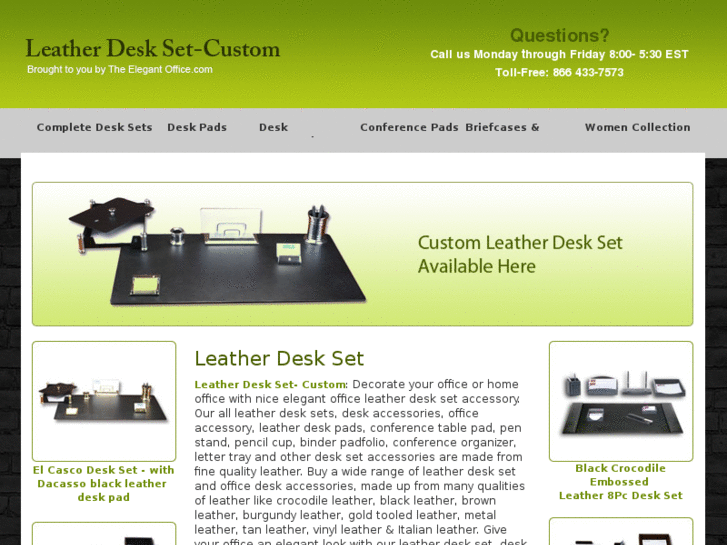 www.leatherdeskset-custom.com