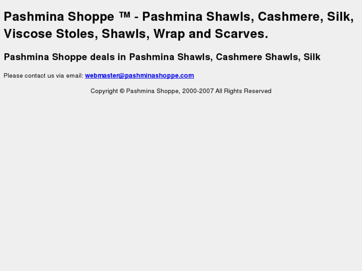 www.pashminashoppe.com