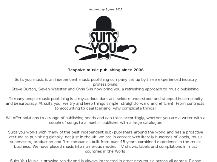 www.suitsyoumusic.com