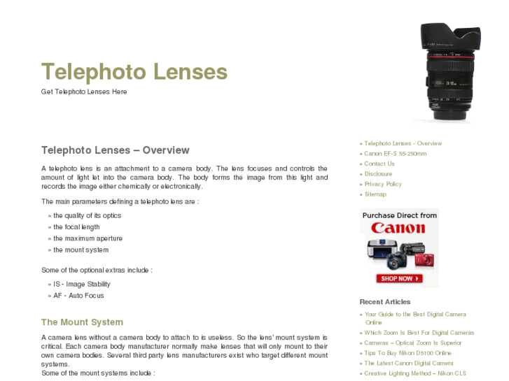 www.telephotolenses.org